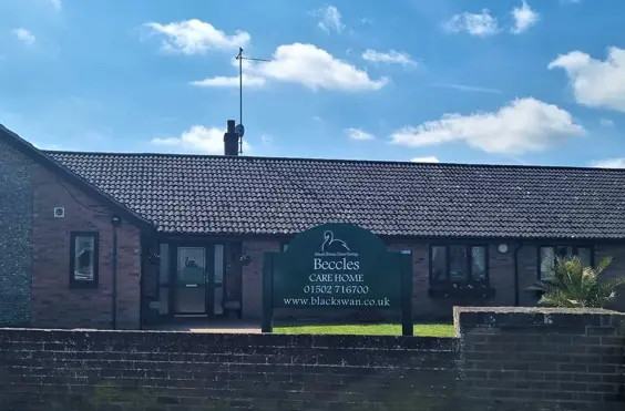 Beccles Care Home - outside view of care home